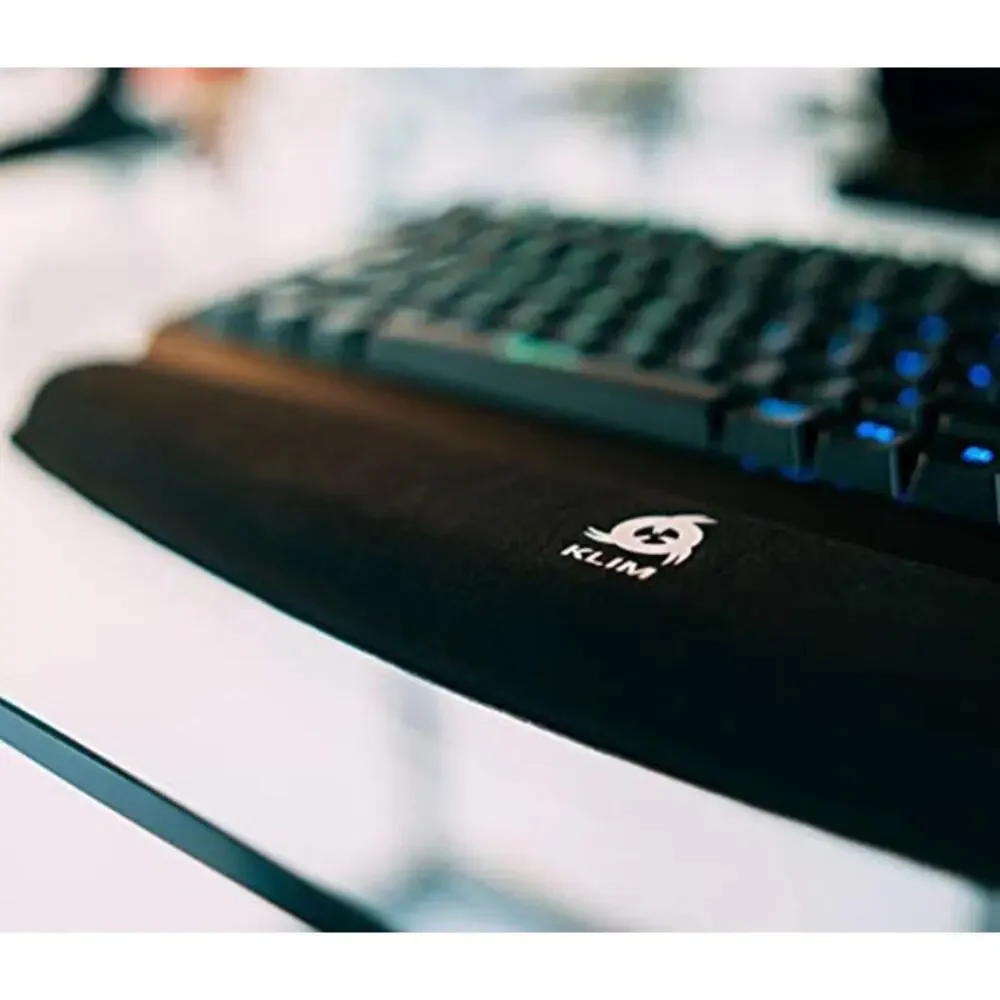 KLIM Memory Foam Black Wrist Rest for Keyboards NEW
